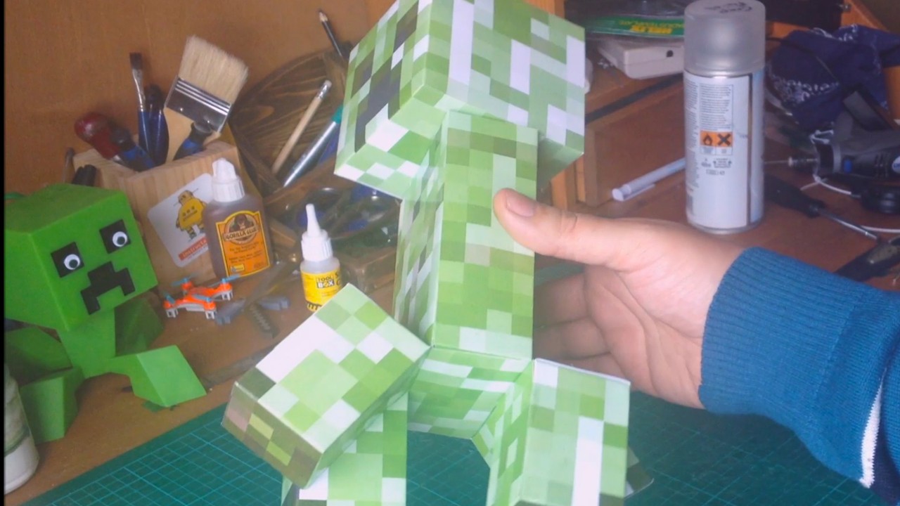 Papercraft Zelda Herstellung Einer Großen Kriechpflanze Mit Papercraft Gunook