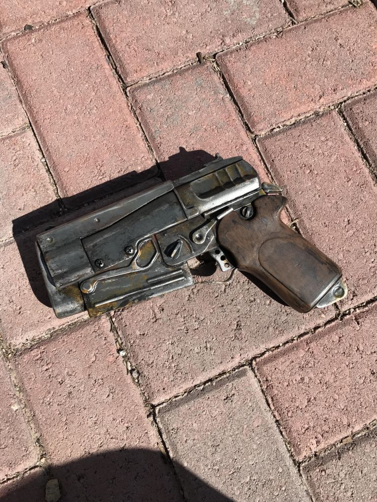 Pistol Papercraft Fallout 4 10mm Pistol Prop 3d Printed Printable