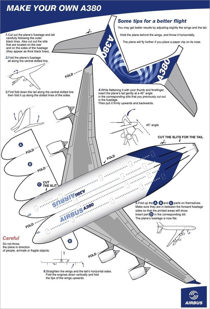 Plane Papercraft Airbus A380 Plane Papercraft