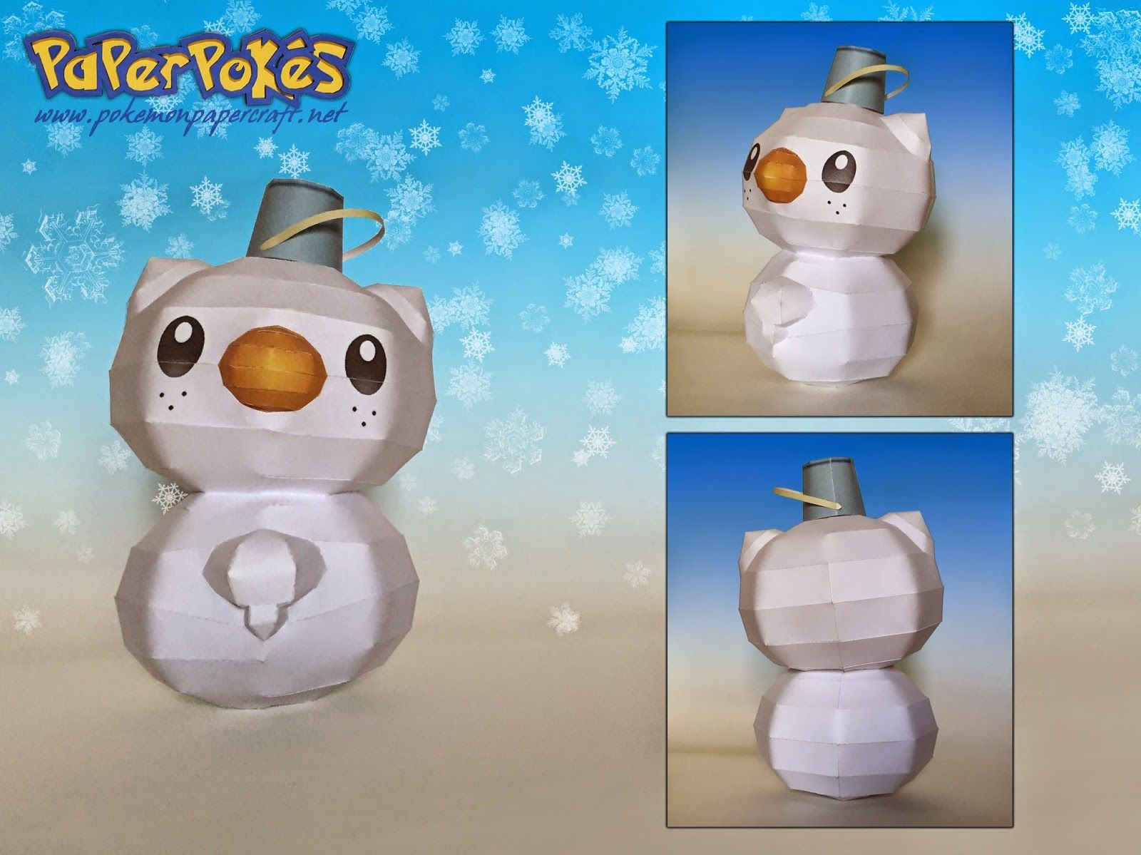 Poke Papercraft Paperpokés Pokémon Papercrafts Snowshawott