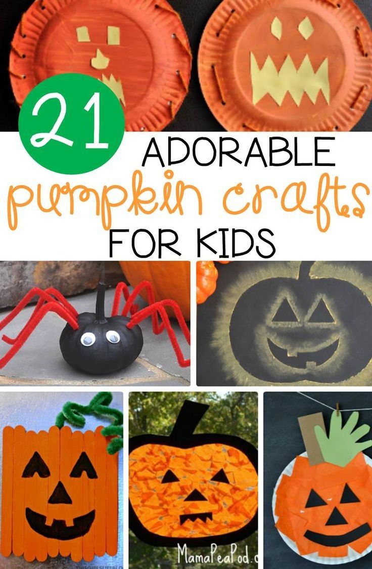 Pumpkin Papercraft 11 Fresh Easy Fall Crafts for Kids