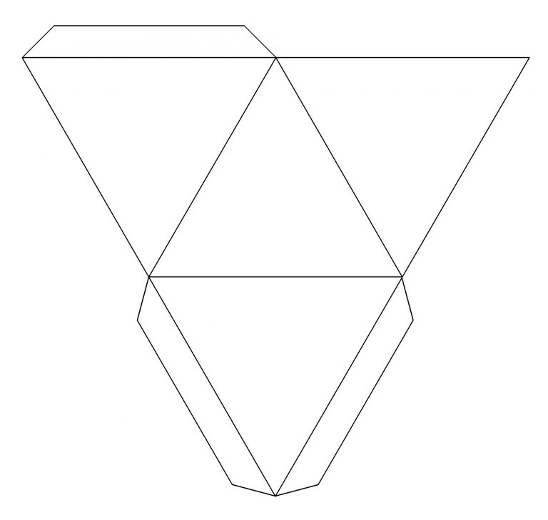 Pyramid Papercraft 3d Paper Box Template - Printable Papercrafts ...