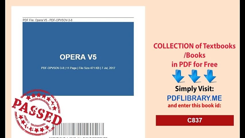 R3 Papercraft Opera V5 User Manual