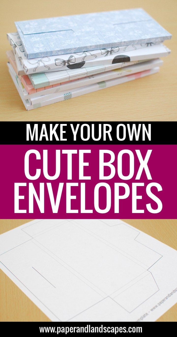 Ross Papercraft Show Make Your Own Cute Box Envelopes Tutorials and Diy