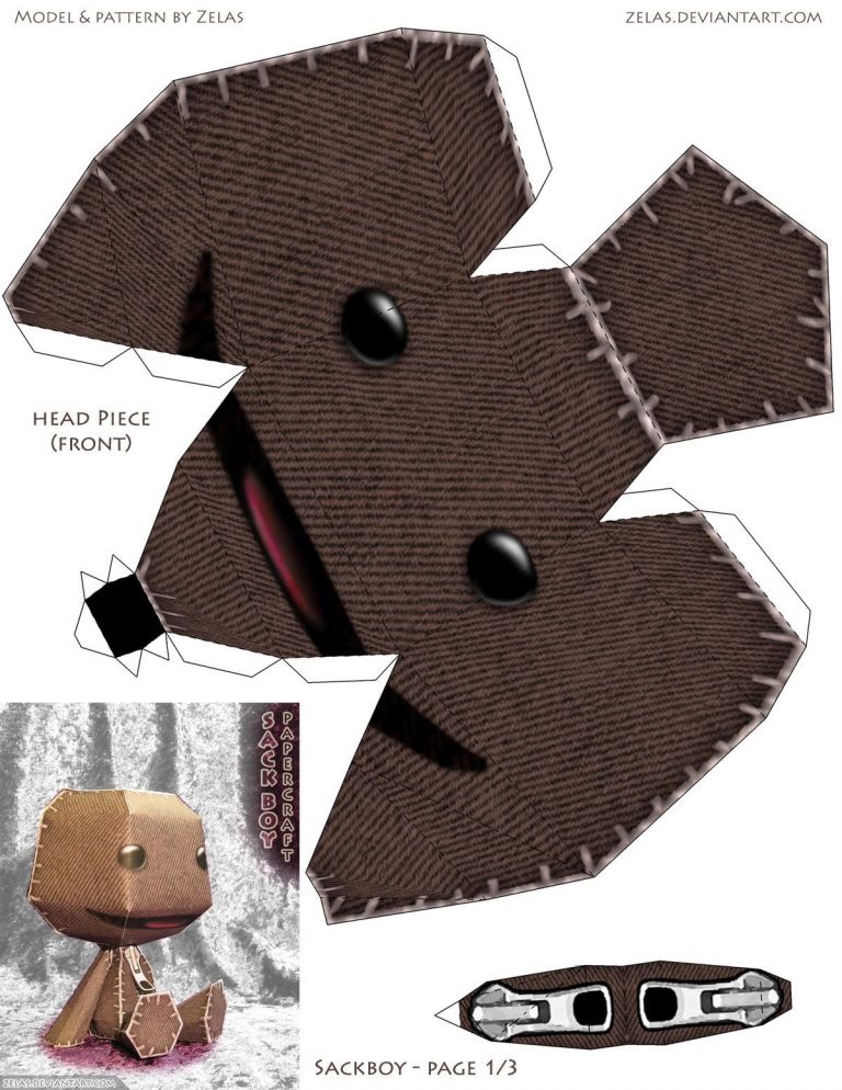 Sackboy Papercraft Papercraft Sackboy Paper Crafts T Papercraft and ...