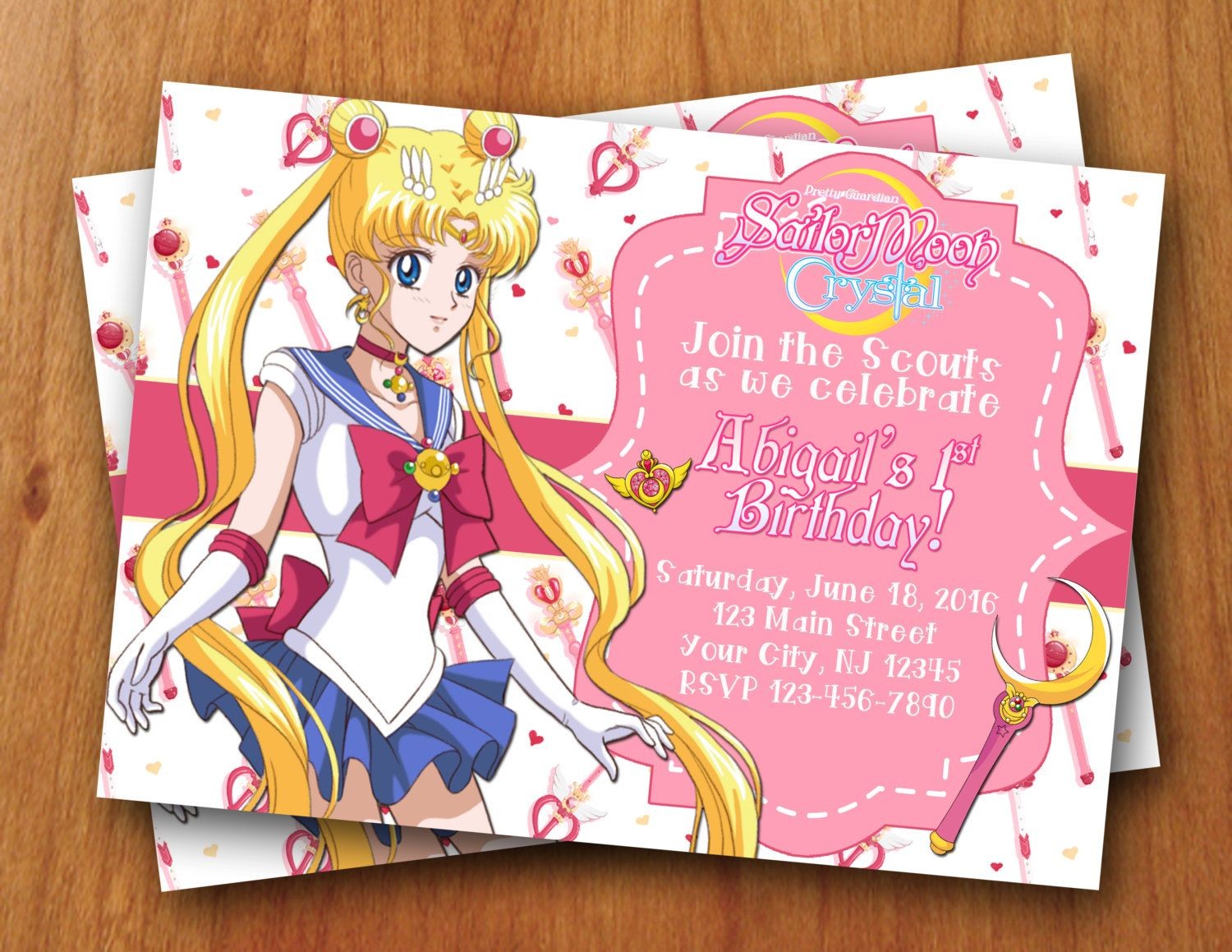 Sailor Moon Papercraft Sailor Moon Invitation Buscar Con Google Fiestas