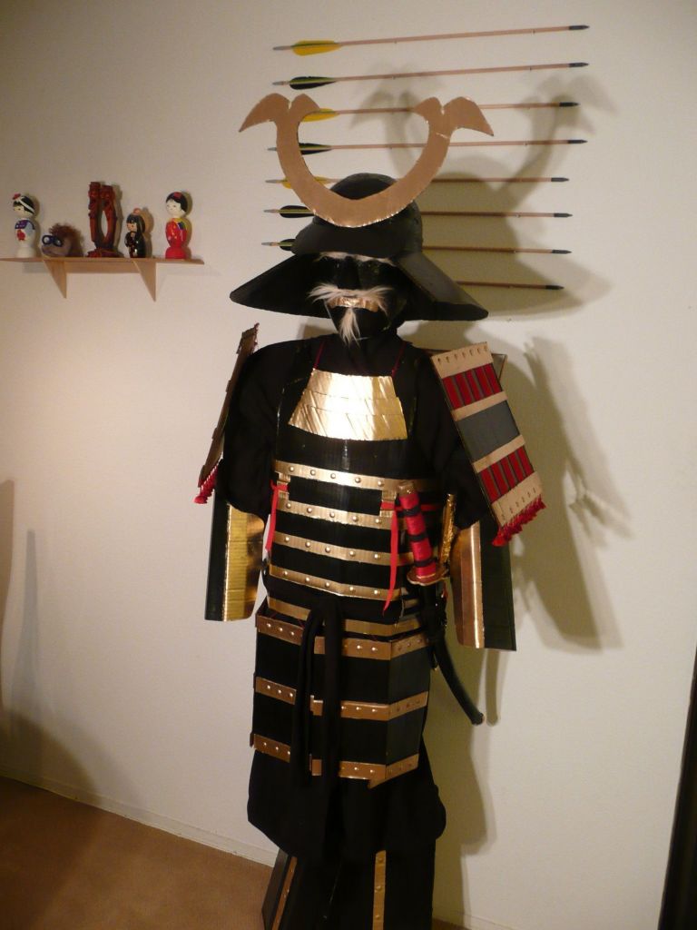 Samurai Papercraft Cardboard Samurai Armor by Makinstuffout Stuff On