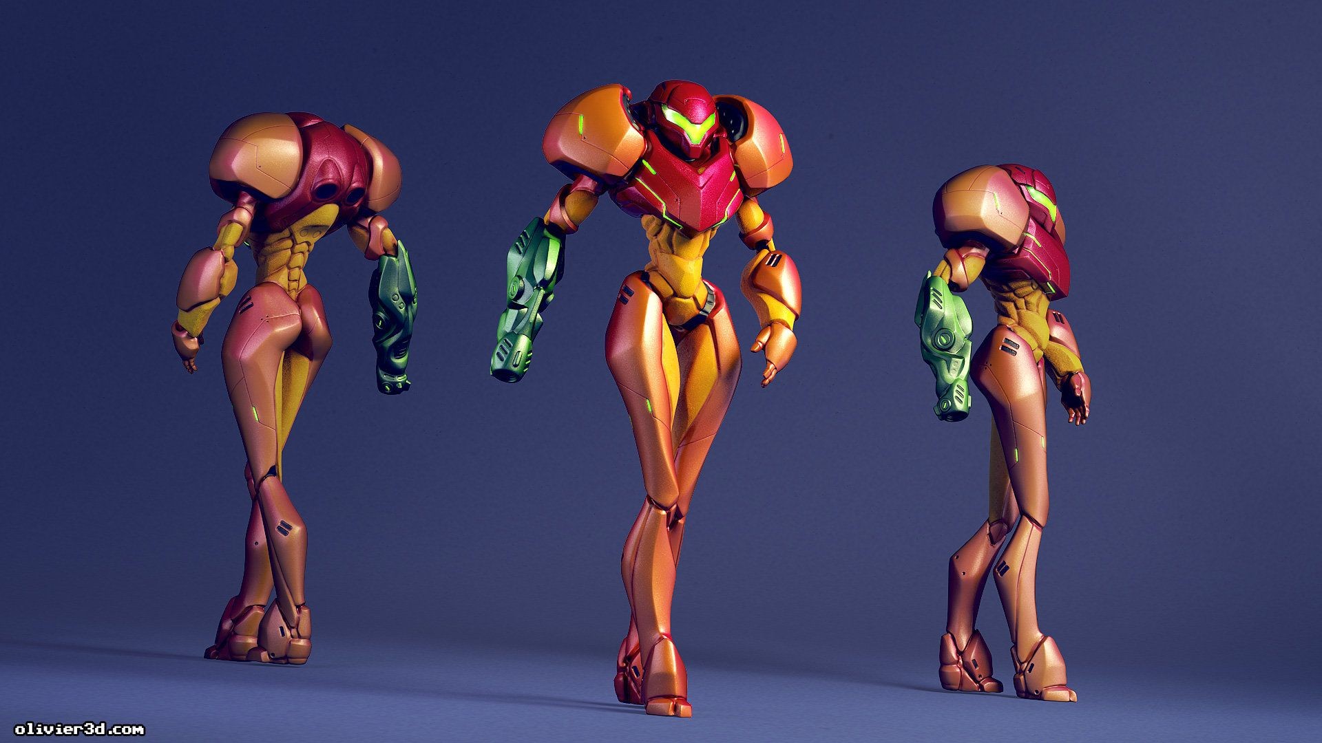 Samus Papercraft My Re Design Of the Famous Character From the Metroid Game Samus
