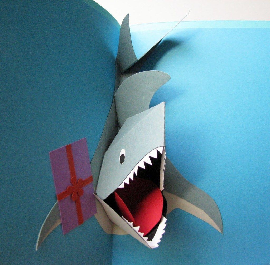 Shark Papercraft 21 Terrifyingly Perfect Gifts for Shark Loving Kids