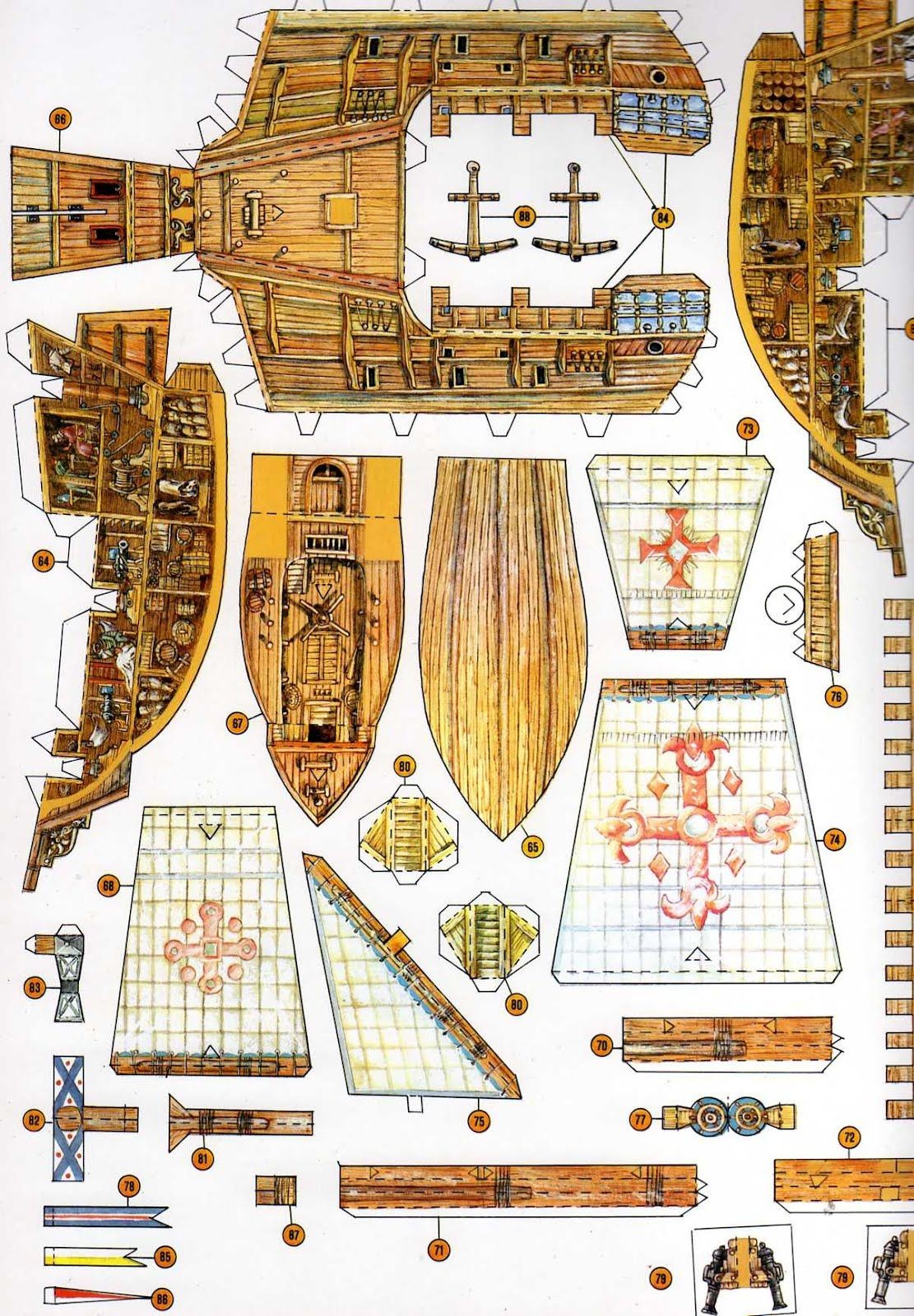 Free Printable Paper Boat Models