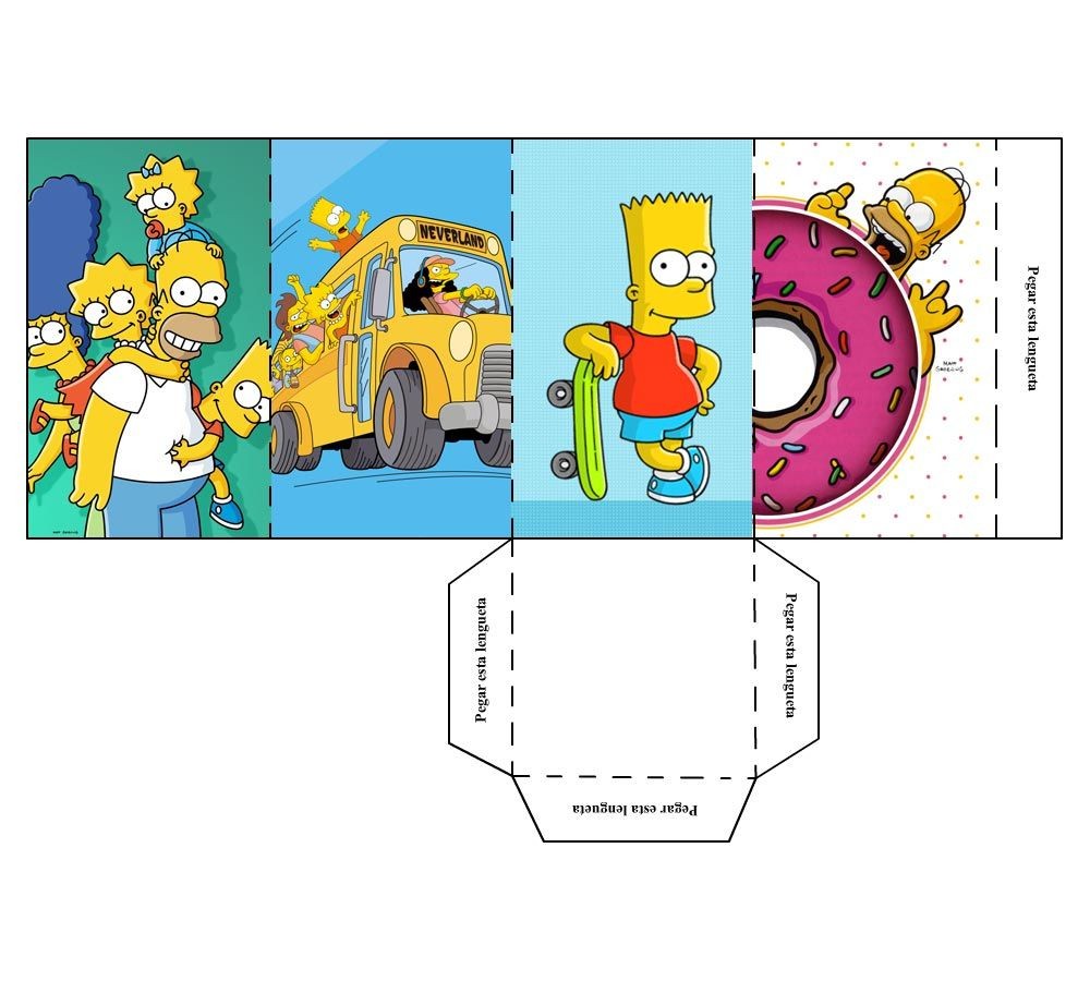 Simpsons Papercraft Portalapices Simson My Simpson