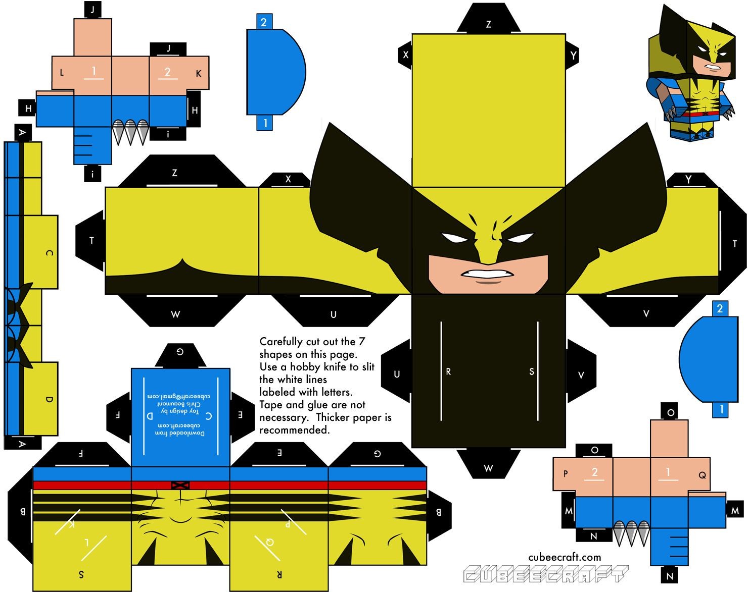 Sonic the Hedgehog Papercraft Cubeecraft Heroes origami Pinterest