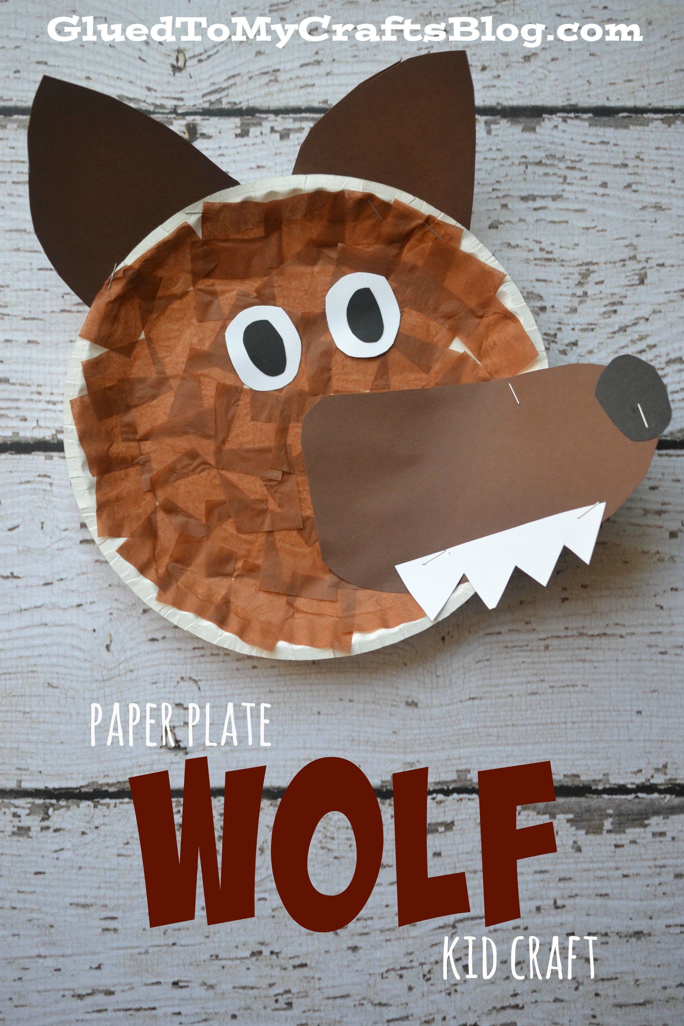 Soul Eater Papercraft Paper Plate Wolf Kid Craft