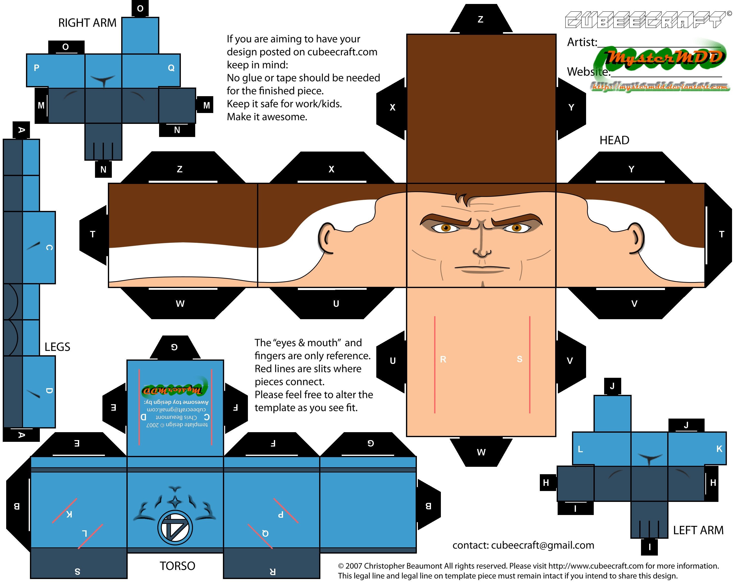 South Park Papercraft Cubeecrafts De Superhéroes Paper Heros Pinterest