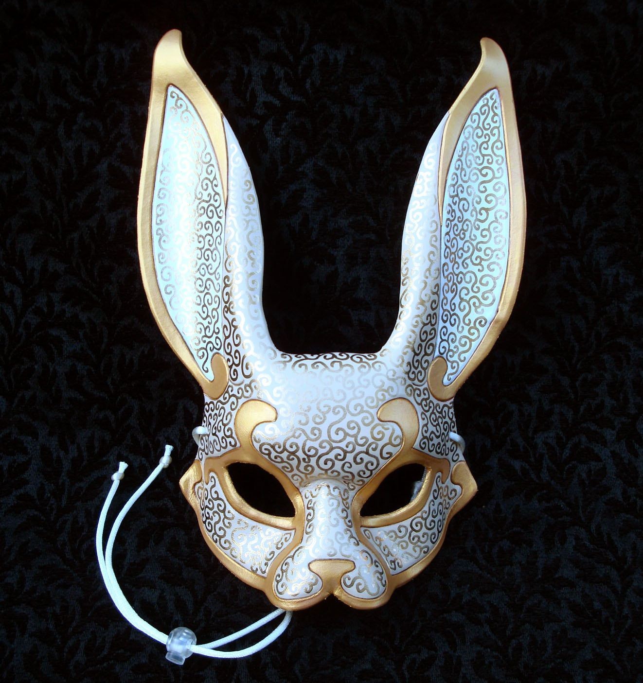 Splicer Mask Papercraft Venetian Rabbit Mask V4 Handmade Leather Rabbit Mask