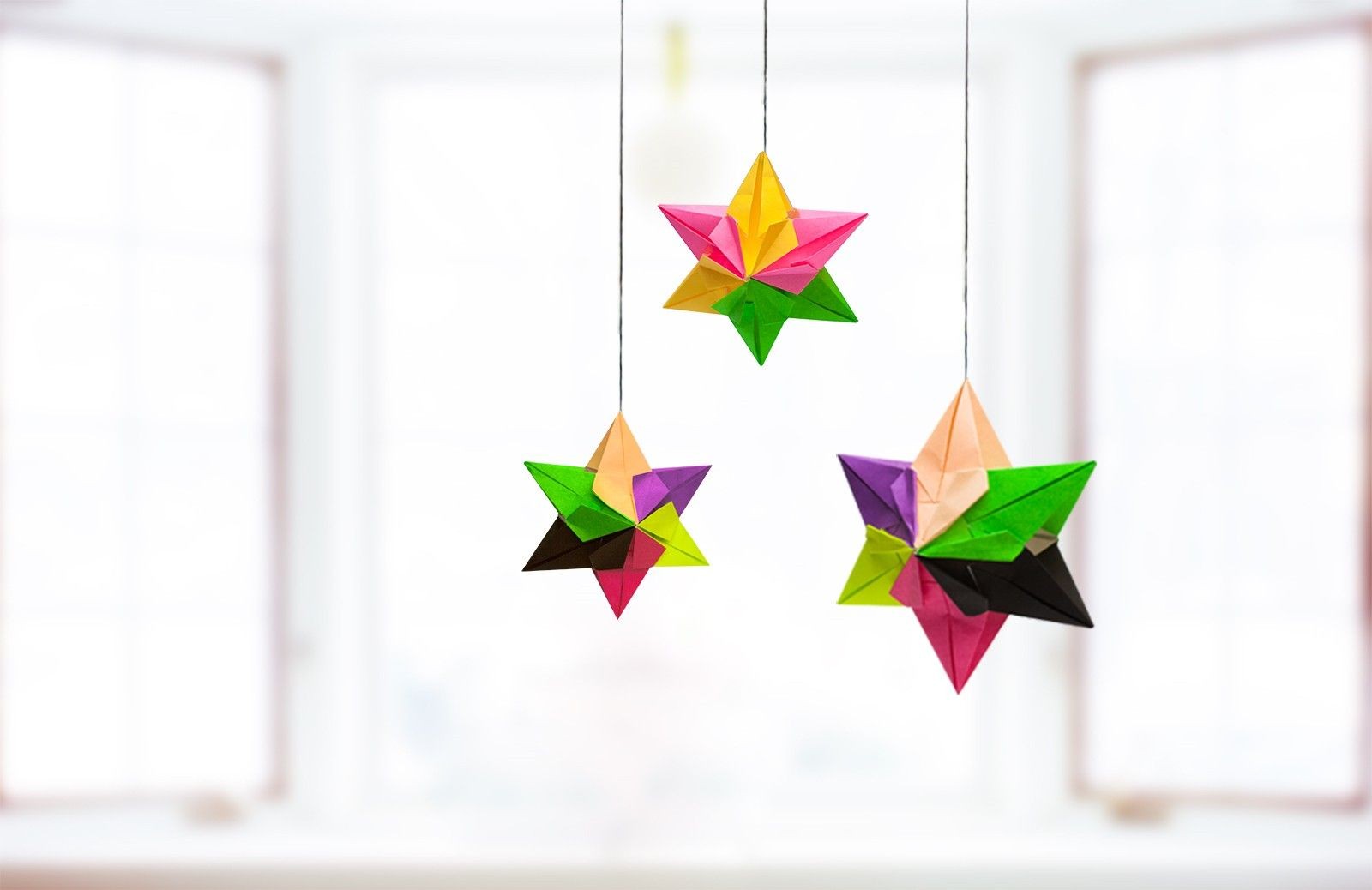 Star Papercraft à¸à¸²à¸£à¸à¸±à¸à¸à¸£à¸°à¸à¸²à¸©à¹à¸à¸à¹à¸¡à¸à¸¹à¸¥à¹à¸²à¹à¸à¹à¸à¸à¸²à¸§à¸ªà¸à¸²à¸£à¸²à¸à¸´à¸ª Modular origami Sparaxis Star