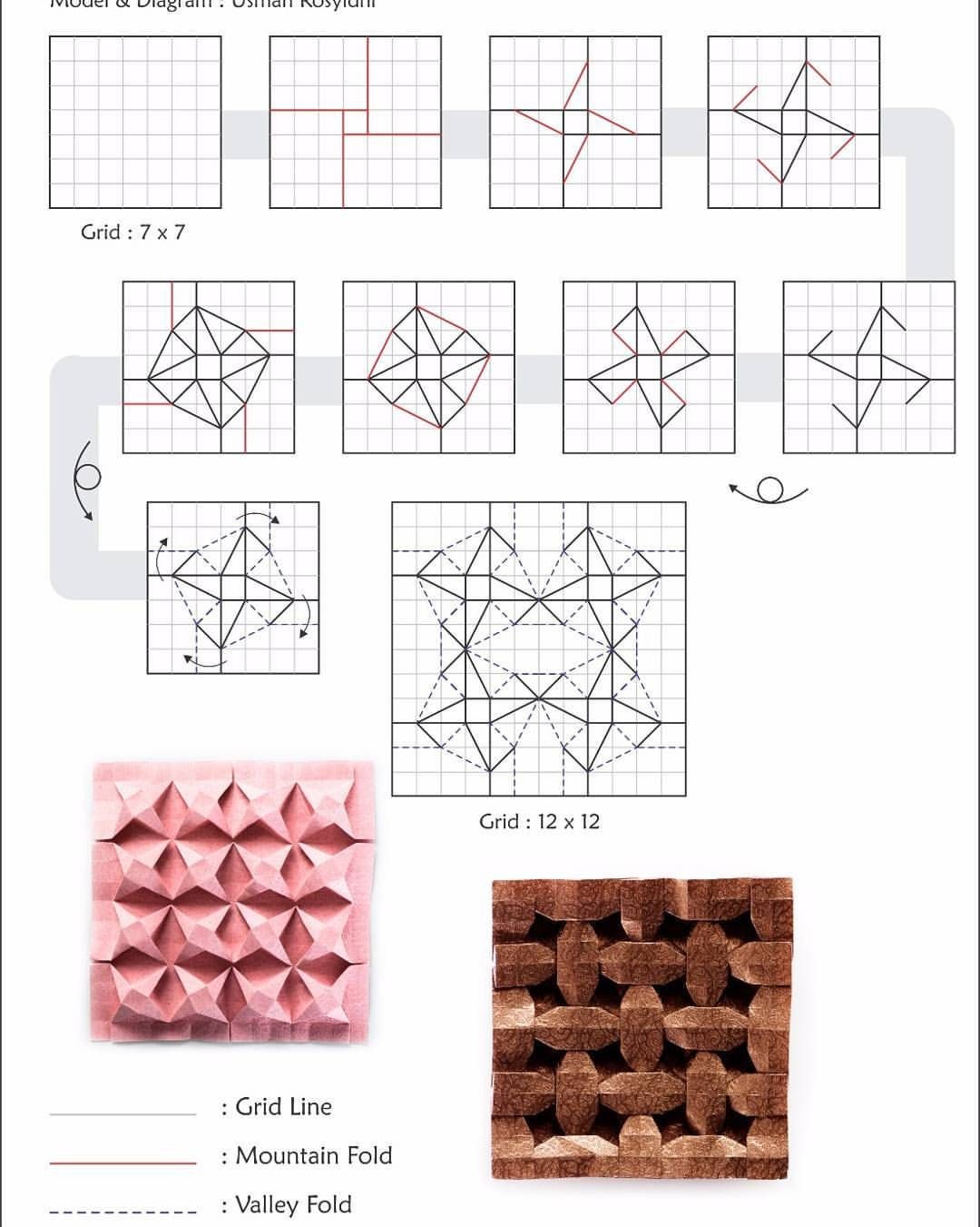 Star Papercraft My Challenge 3d Ninja Star Tessellation origamitessellation