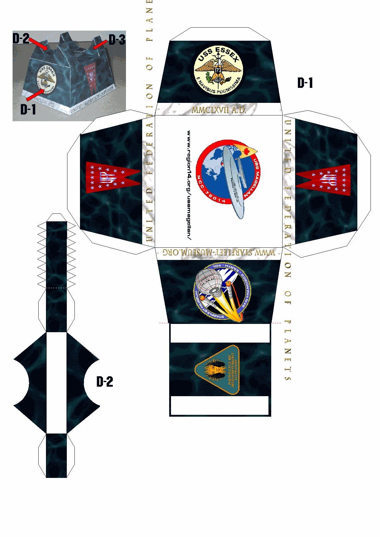 Printable Star Trek Papercraft Printable Papercrafts Printable Papercrafts