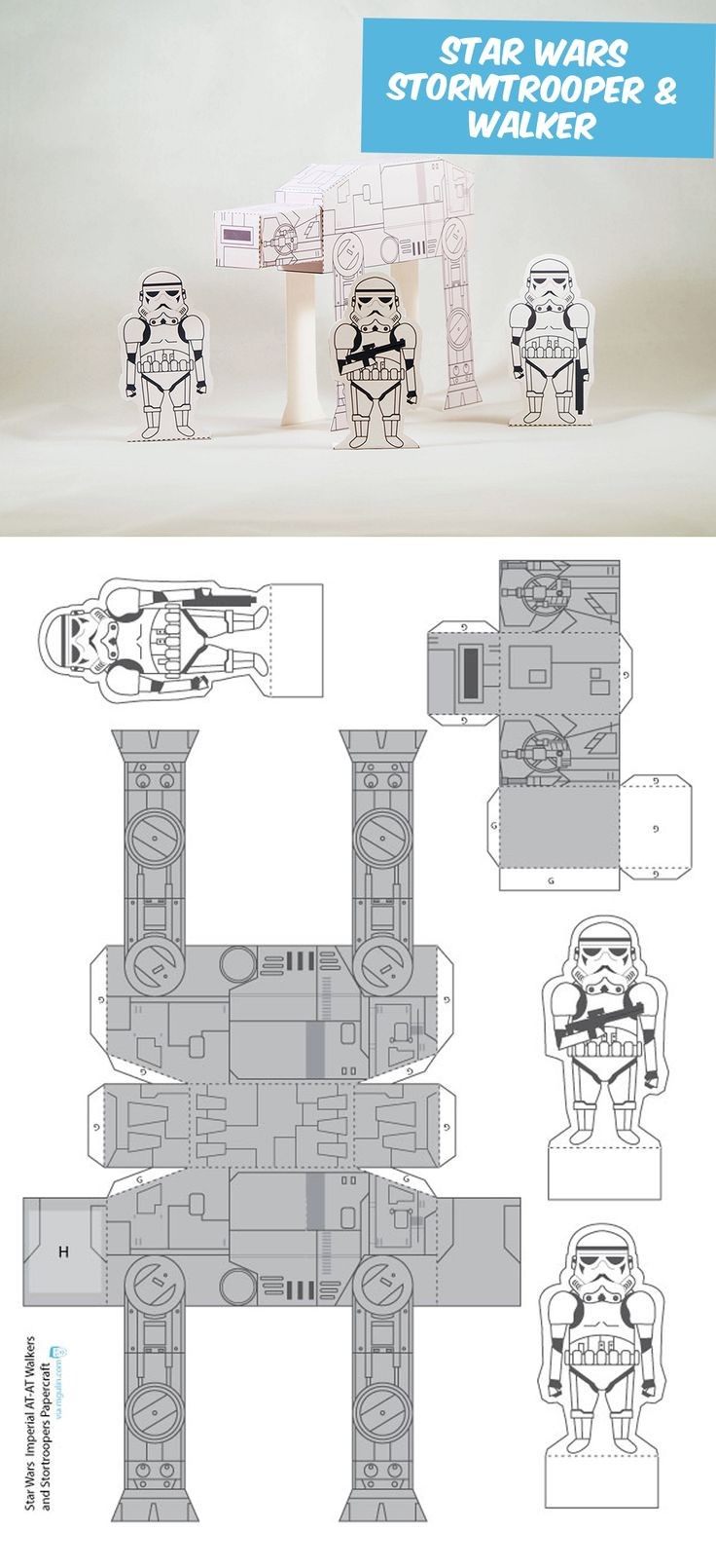 Star Wars Papercraft 178 Best Recortables Images On Pinterest