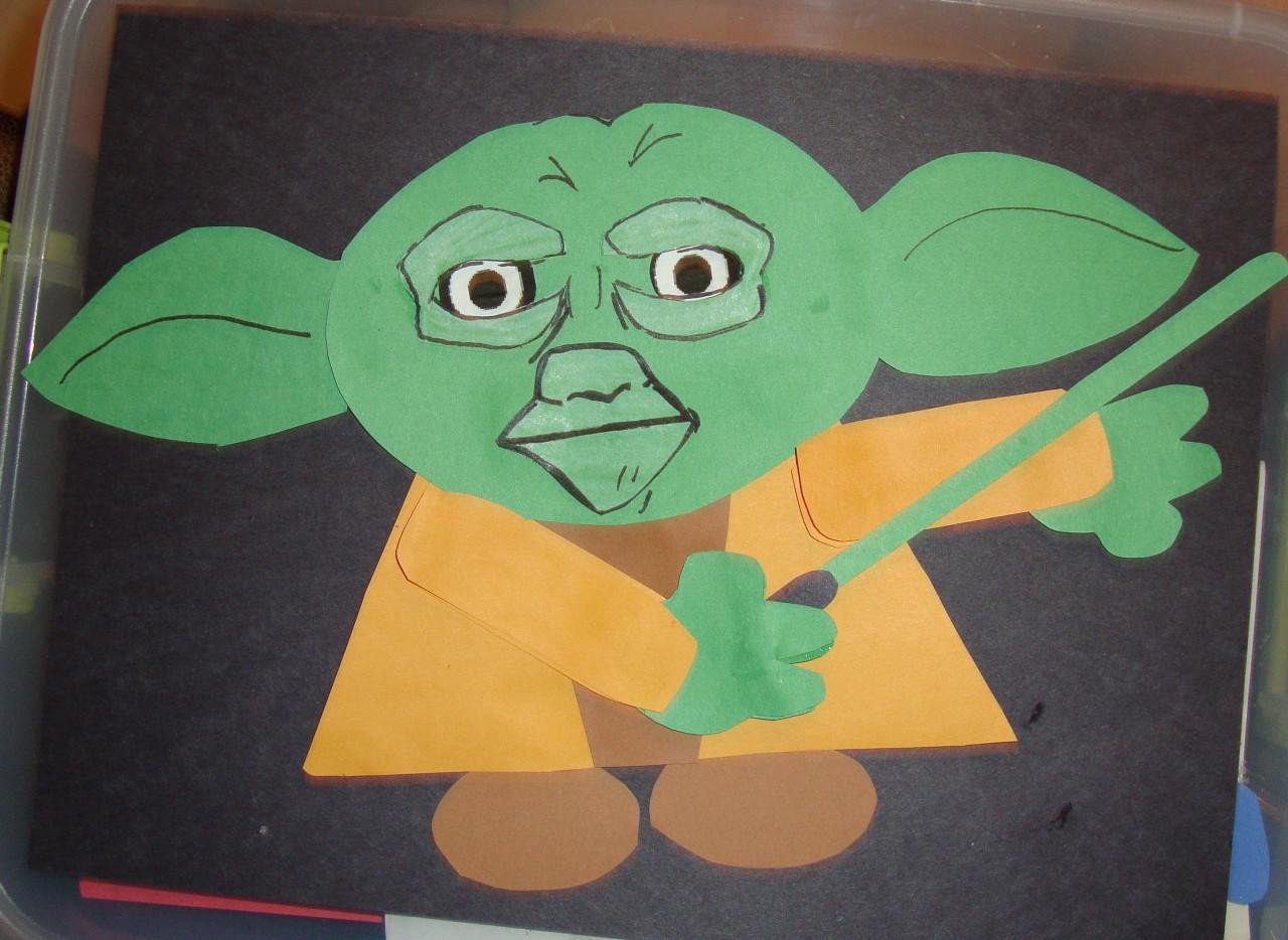 Starwars Papercraft Yoda Papercraft Einfach 2 D Gunook
