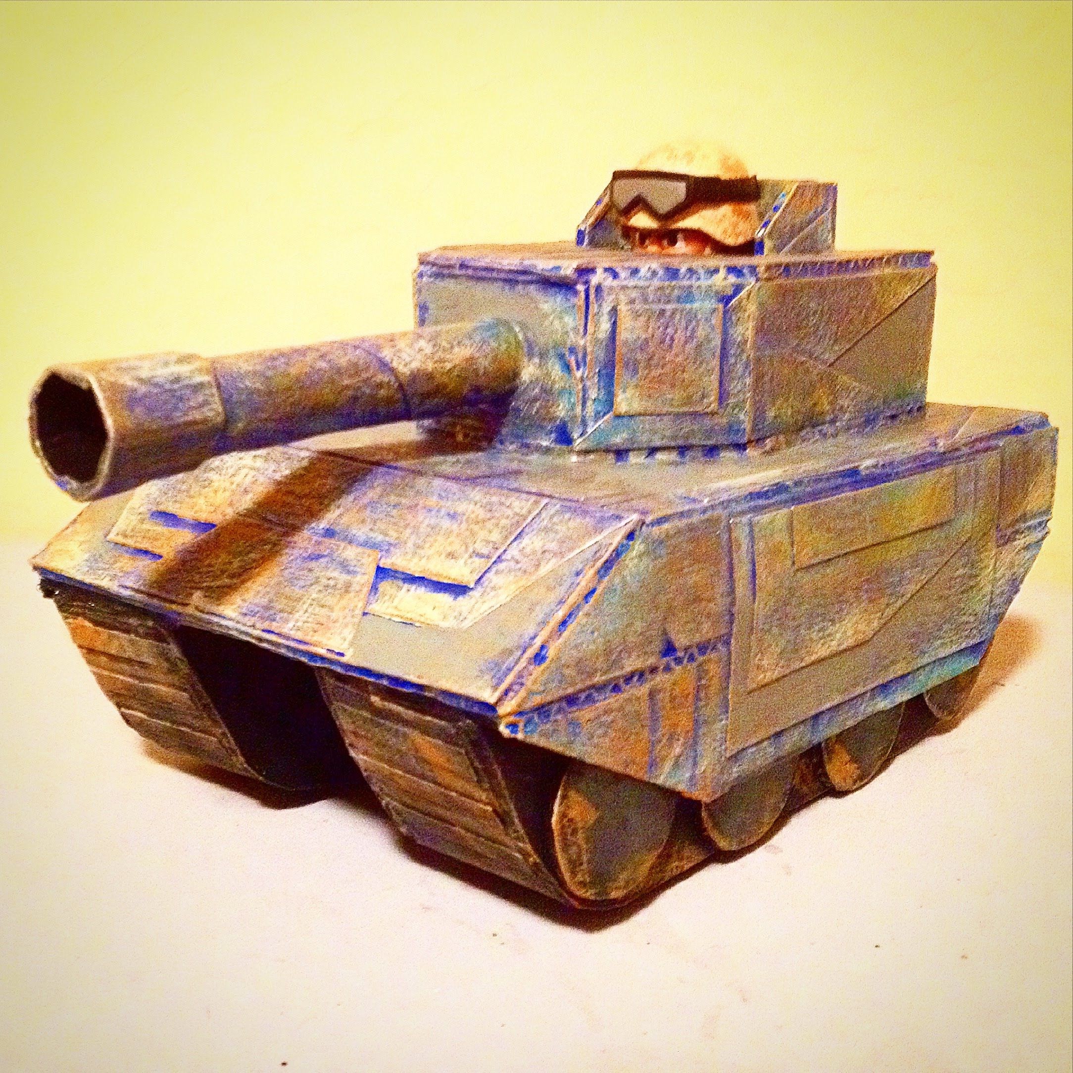 Tank Papercraft How to Make A Tank Diy Cardboard toy Tutorial Craft