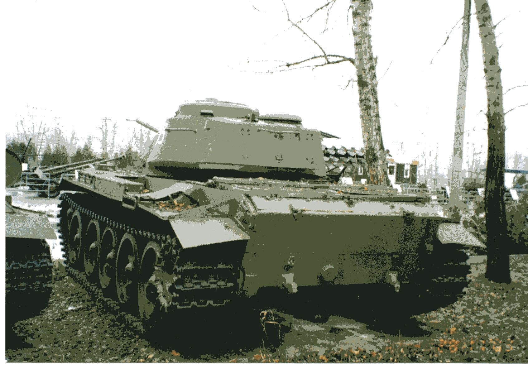 Tank Papercraft T 44 soviet Medium Tank In Moscow Victory Park Tank