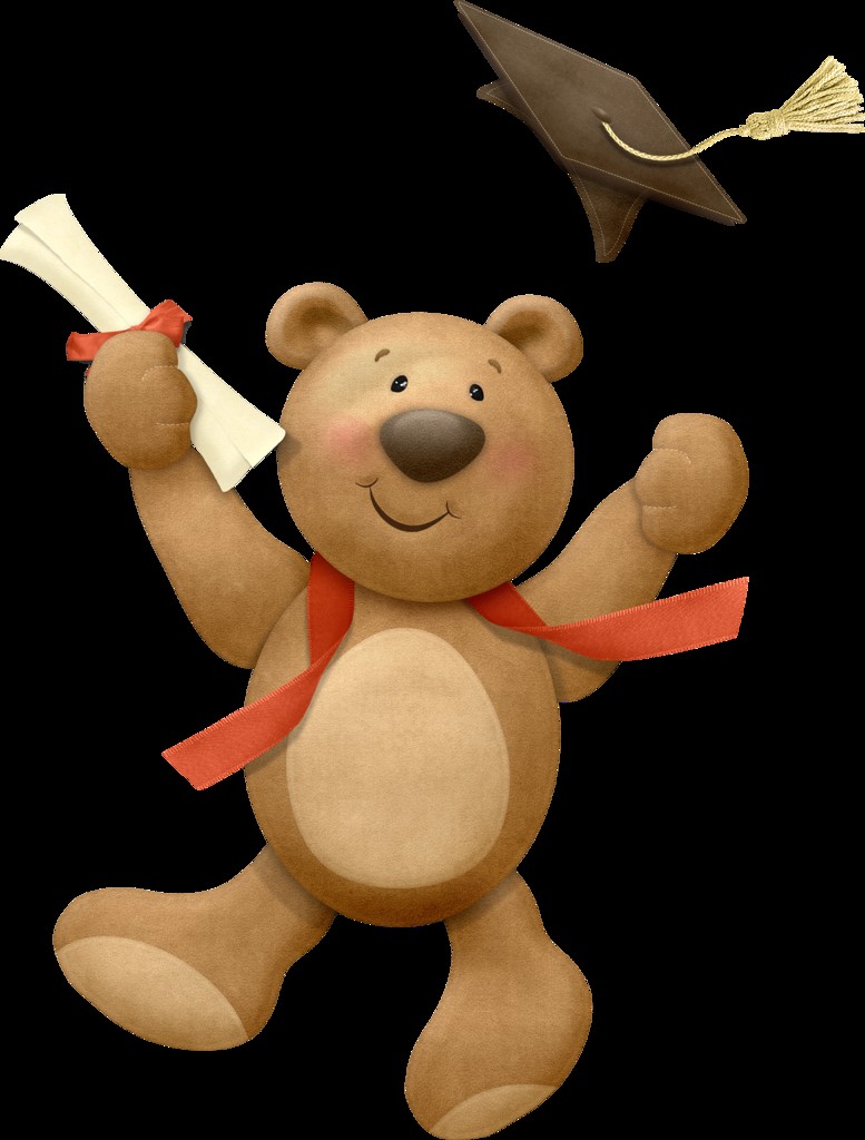 Teddy Bear Papercraft Graduation Teddy Bear Clip Art T Bears 1 Clipart
