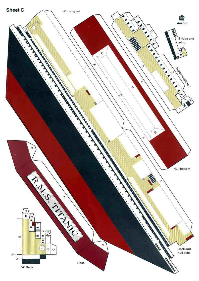 Printable Titanic Papercraft Printable Papercrafts Printable