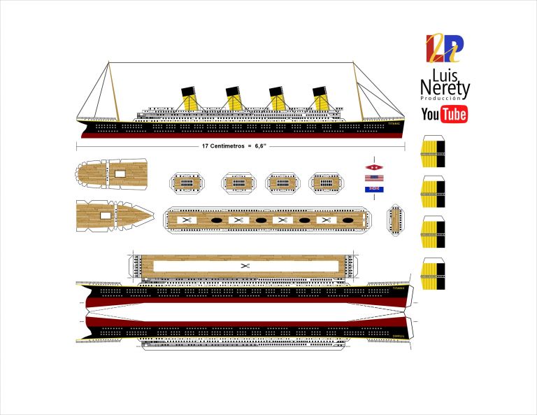 Titanic Papercraft Titanic Papercraft Template Download Printable