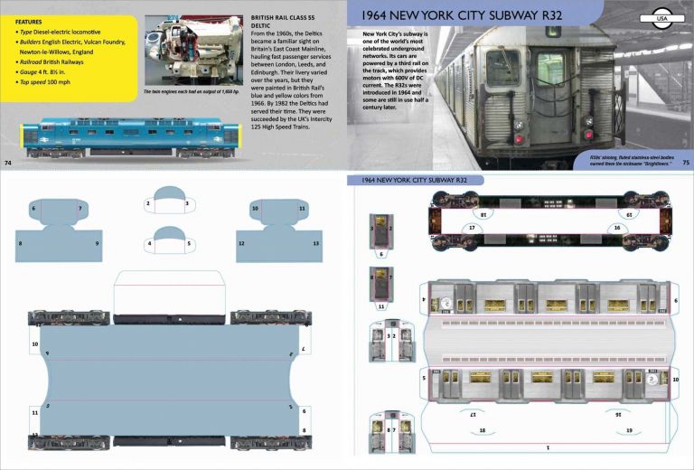 train-papercraft-1964-new-york-city-subway-r32-train-papercraft