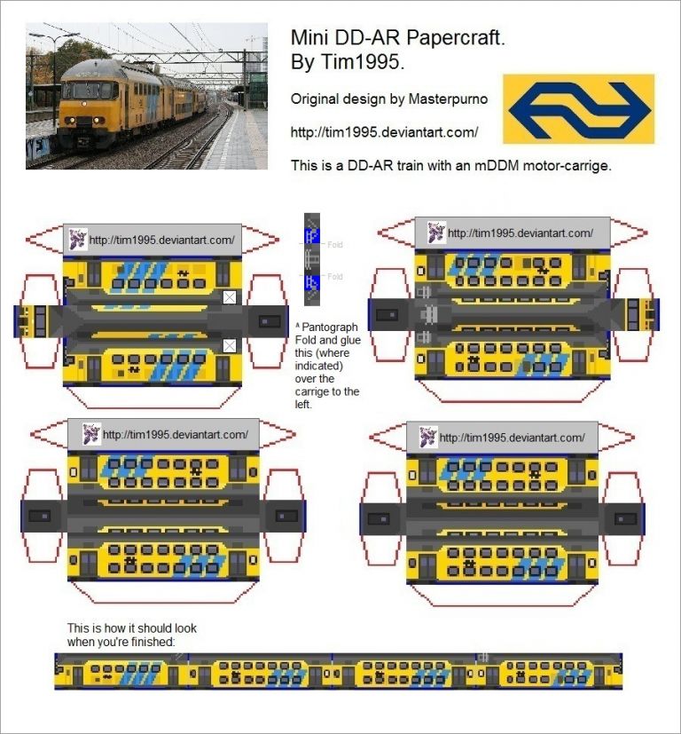 CSX Train Papercraft