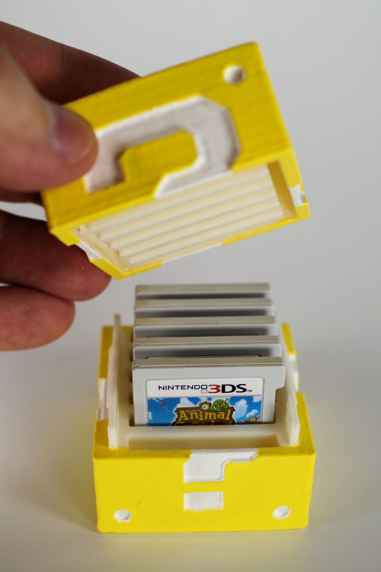 Triforce Papercraft Diy 3 D Printed Mario Question Block Nintendo 3ds Game Cartridge