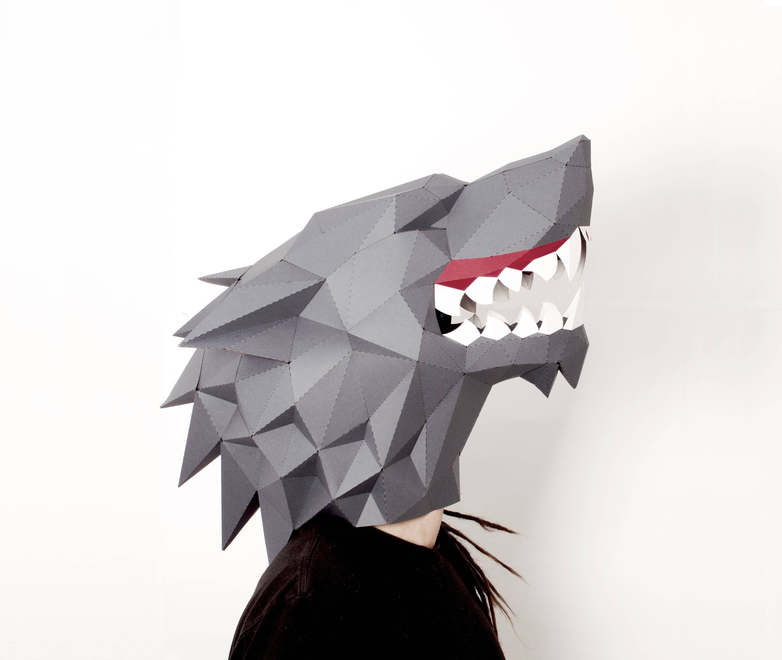 Tron Papercraft Image Result for Low Poly Mask Paper Masks Design