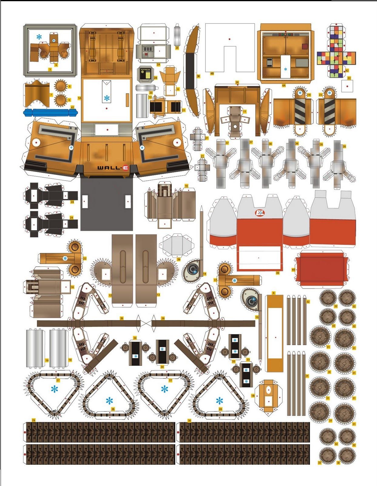 Tubbypaws Papercraft Wall E Paper Craft for Expert Only Paper Kraft