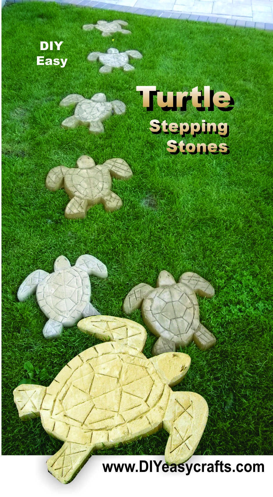 Turtle Papercraft How to Make Turtle Stepping Stones now You Can Easily Make A Mold