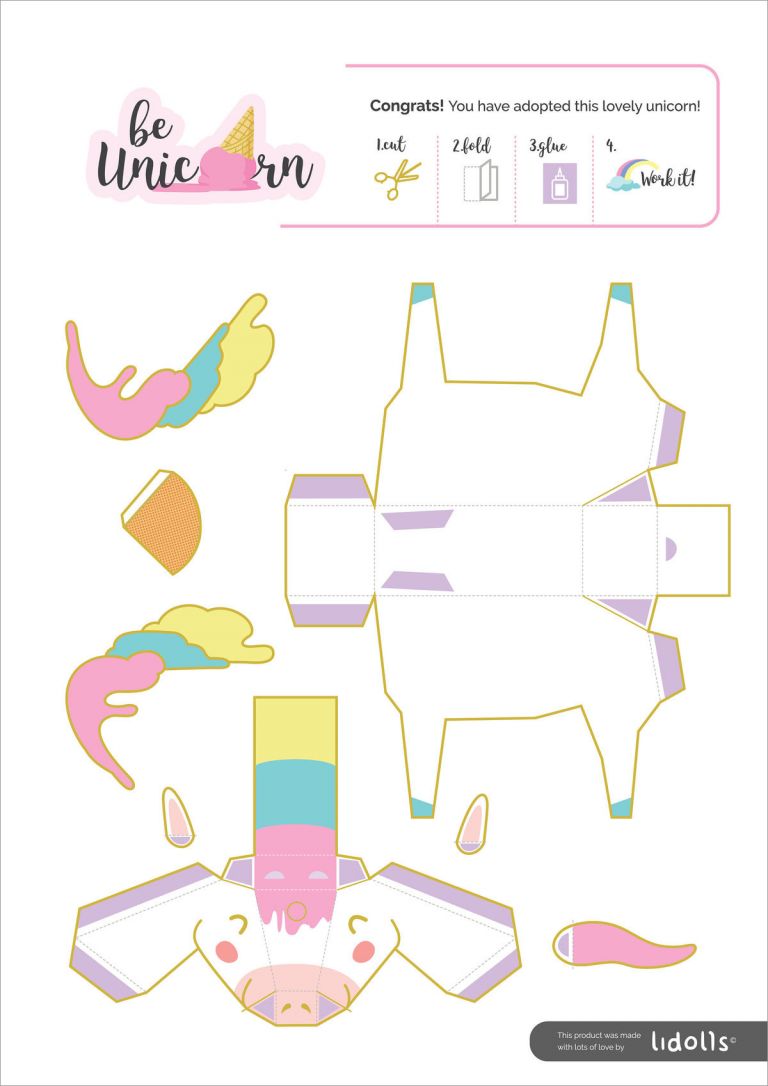 unicorn-papercraft-papercraft-template-unicorn-printable-papercrafts