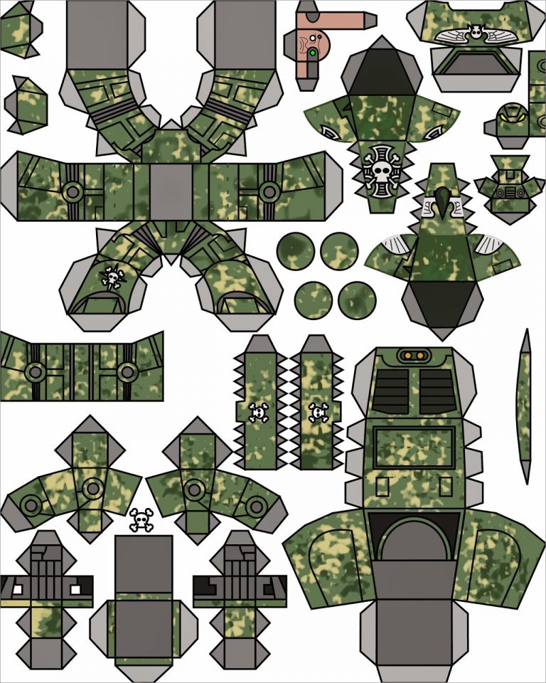warhammer-40k-papercraft-space-marine-4-printable-papercrafts