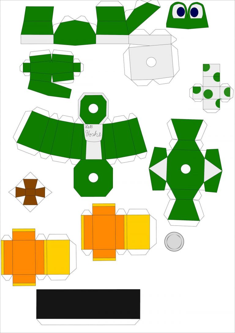 Yoshi Papercraft Papercraft Yoshi Download Free - Printable Papercrafts ...